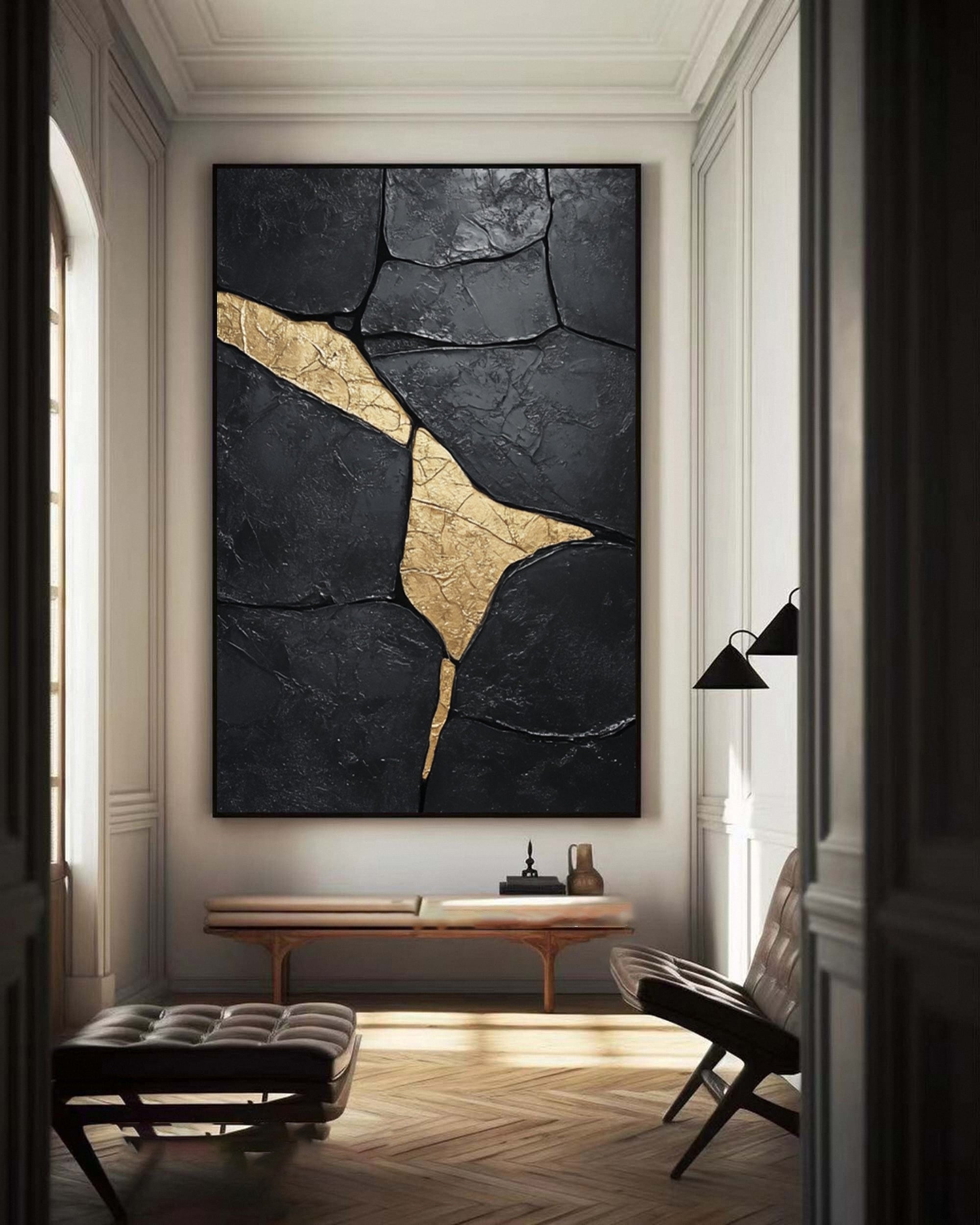 Miranda Vance, founder of Atlanta Atelier, creating luxury interior finishes